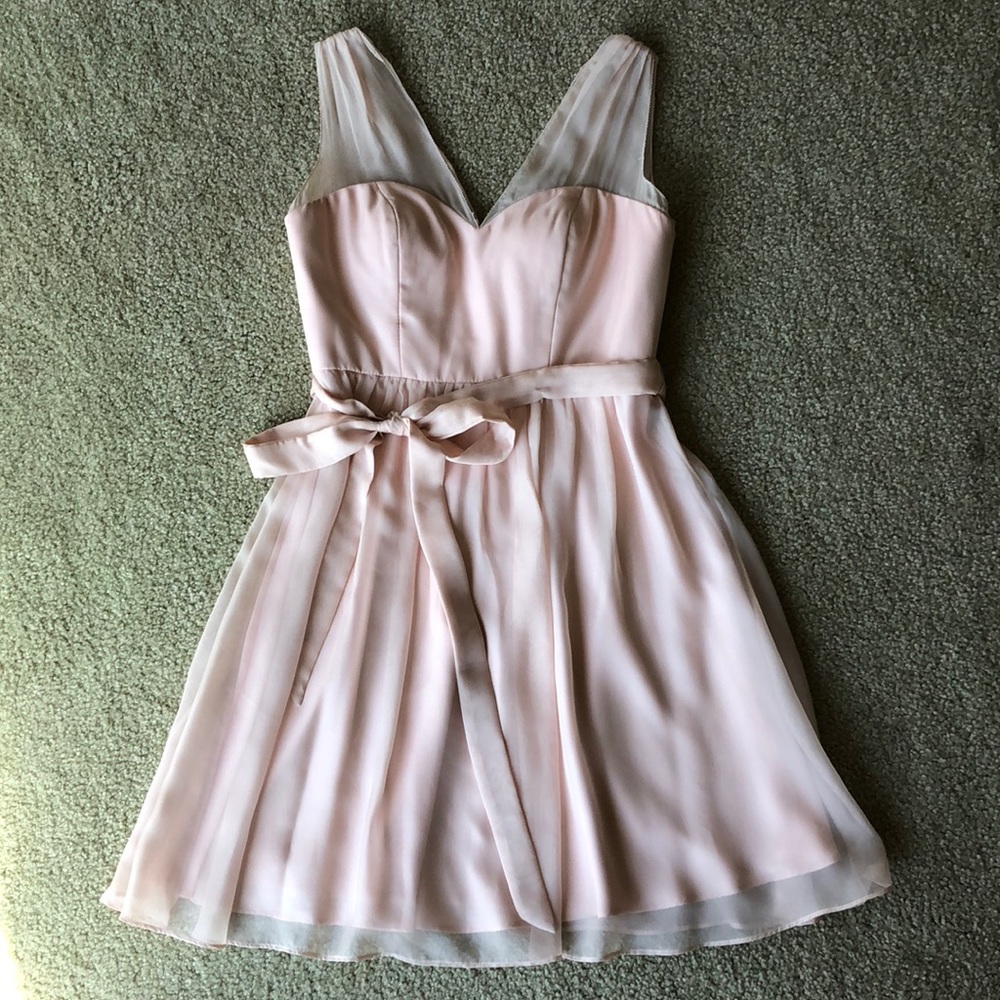 BHLDN Light Pink Bridesmaid Formal Dress Size 2